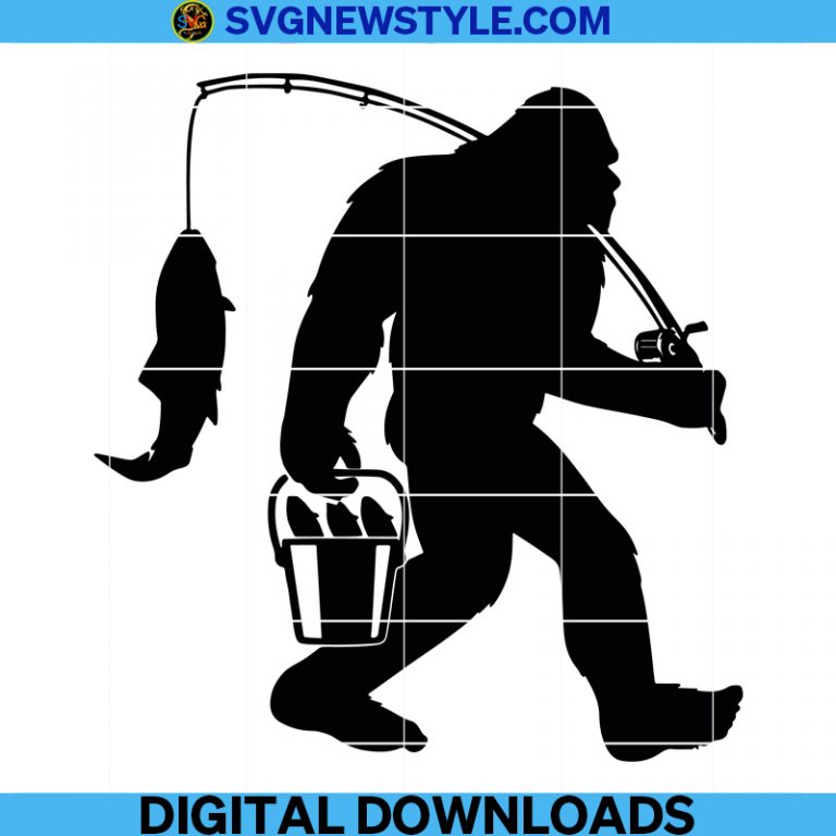 Bigfoot Svg Fishing Png Big Foot Svg Bigfoot Clip Art Bigfoot