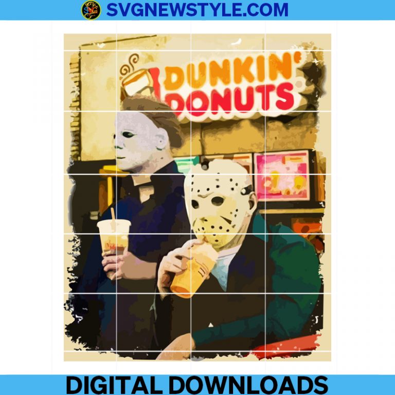 Horror Movie Png Jason And Micheal Myers Dunkin Donuts Png Friday The