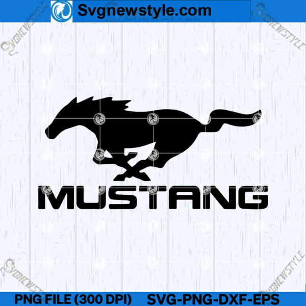 Mustang Logo Svg Design Classic Car Logo Svg Png Dxf Eps