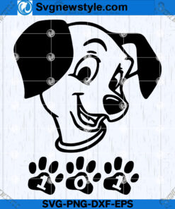 101 Dalmatians SVG Dalmatian Puppy SVG Cricut File