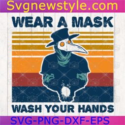 Wear A Mask Wash Your Hand Svg