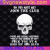 skull oh you hate me join the club Svg