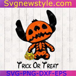 Stitch Trick Or Treat Halloween Svg
