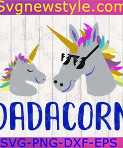 Dadacorn svg, Muscle Unicorn Dad Baby svg, Fathers Day Svg