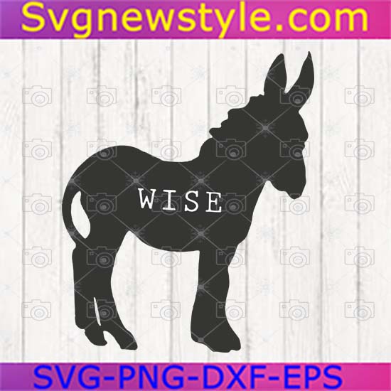 Layered Svg Donkey Svg Cut File