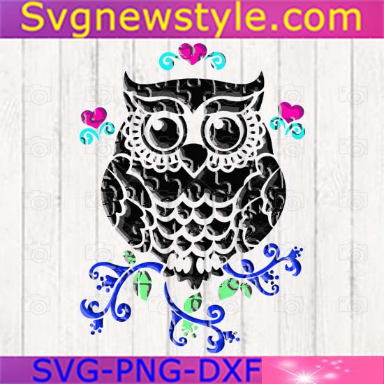 Download Owl Svg Zentangle Art Svg Mandala Owl Cricut Vinyl Silhouette Transparent Background Png Iron On Transfer T Shirt Designs Svgs Svg New Style