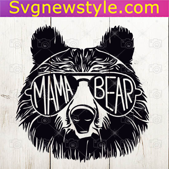 Download Bear Whit Glasses Silhouette Svg Cutting Files Clip Art Cricut Cuttable Cut Layer Head Face Pet Momma Mom Mama Bear Dad Daddy Papa 1784 Svg New Style