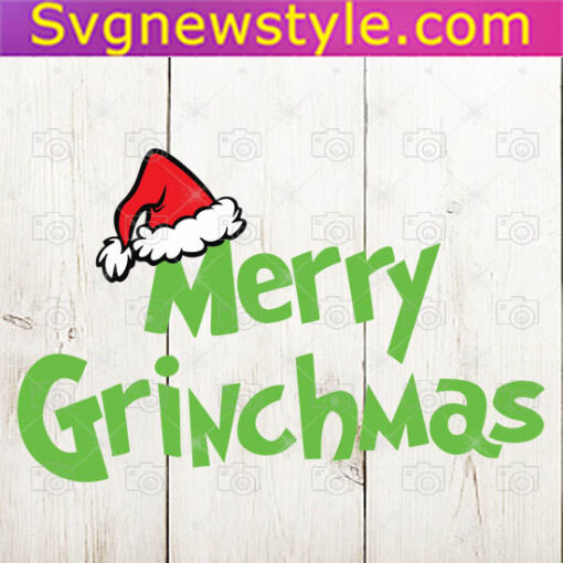 Merry Grinchmas svg