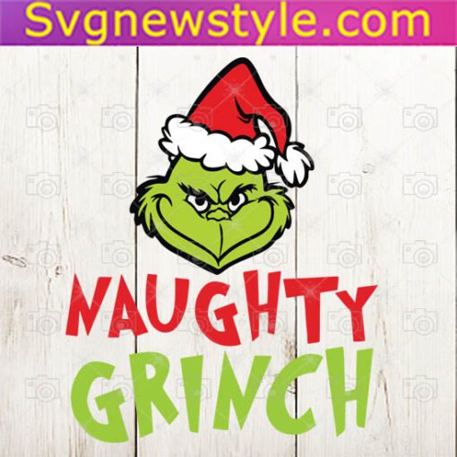 Naughty Nice I Tried Grinch Svg