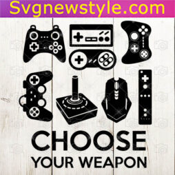 Choose your weapon Svg