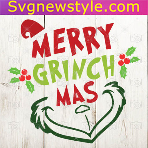 Merry Grinchmas Svg