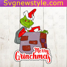 Merry Christmas Grinch Svg