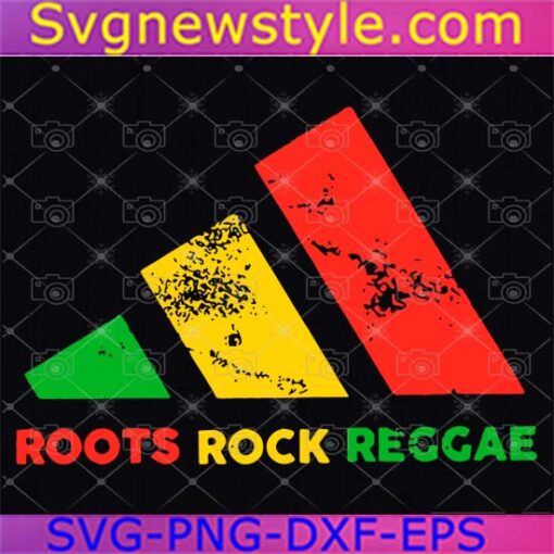 Adidas Africa Color Roots Rock Reggae Svg