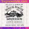Sanderson Witch Museum Salem Mass EST 1693 Svg