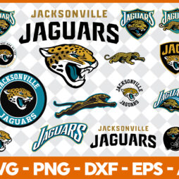 Jacksonville Jaguars NFL American Football Svg