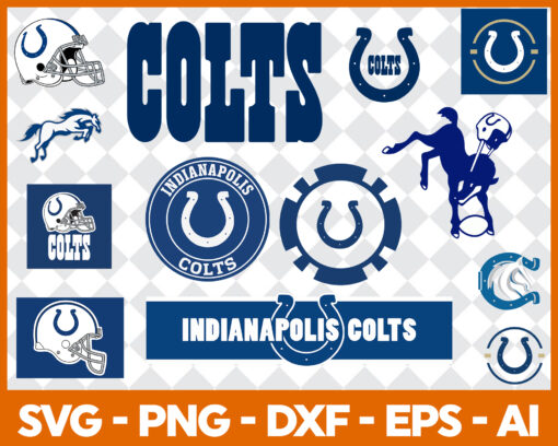 Indianapolis Colts Logo NFL Football Svg