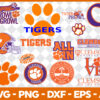 Clemson Tigers NCAA Football Svg