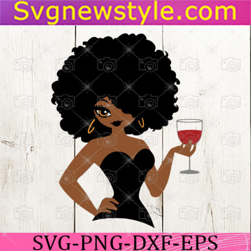 Afro Woman Svg