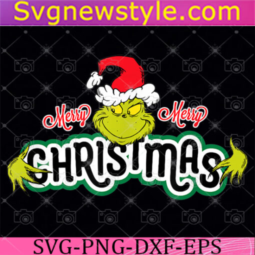 Dr Seuss Grinch Hugs Christmas Svg