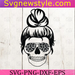 Skull with Glasses SVG