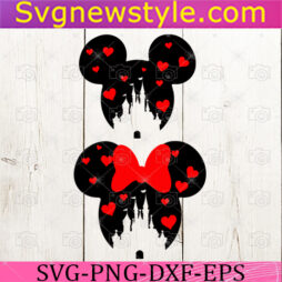 Disney castle heart SVG