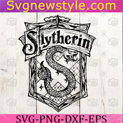 Harry Potter Slytherin House Crest Svg