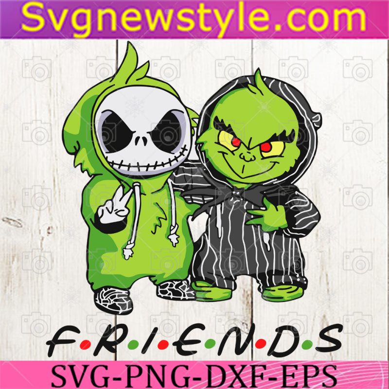 Jack Skellington and Grinch Friends SVG PNG EPS DXF Cricut File ...