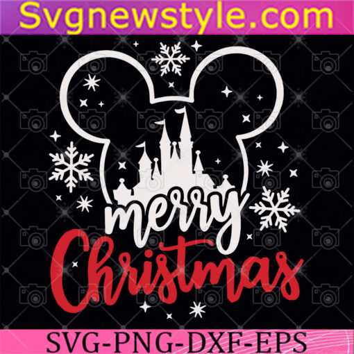 Disney Merry Christmas Svg