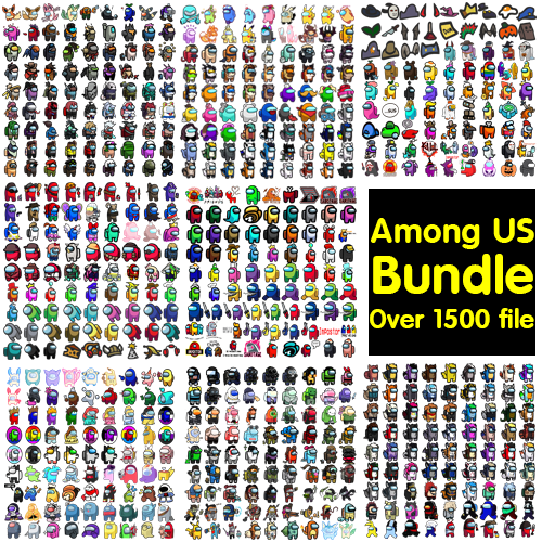 Download 1500 Among Us Bundle Among Us Png Among Us Svg Png Cricut File Silhouette Art Svg New Style