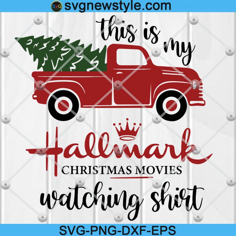 hallmark watching shirt svg free