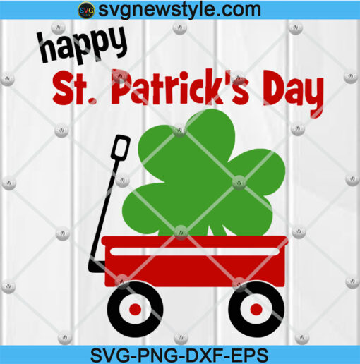 St Patricks Day Wagon Svg