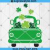 St Patricks Day Old Truck Svg