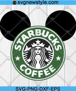 Disney Minnie Starbucks Logo Frames SVG