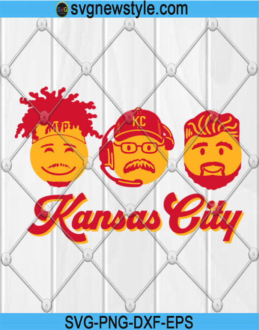 KC Chiefs Football svg