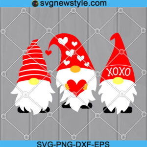 Valentine Gnome svg