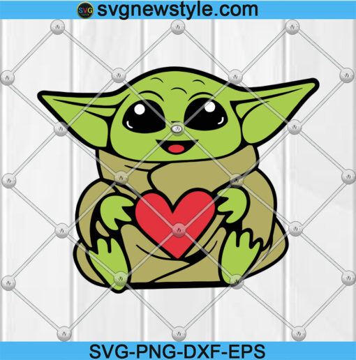 Baby Yoda Svg