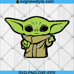 Disney Baby Yoda Svg