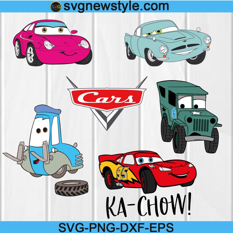 Cars Bundle SVG, Disney SVG, Cars Cricut, Cars Silhouette, Flash