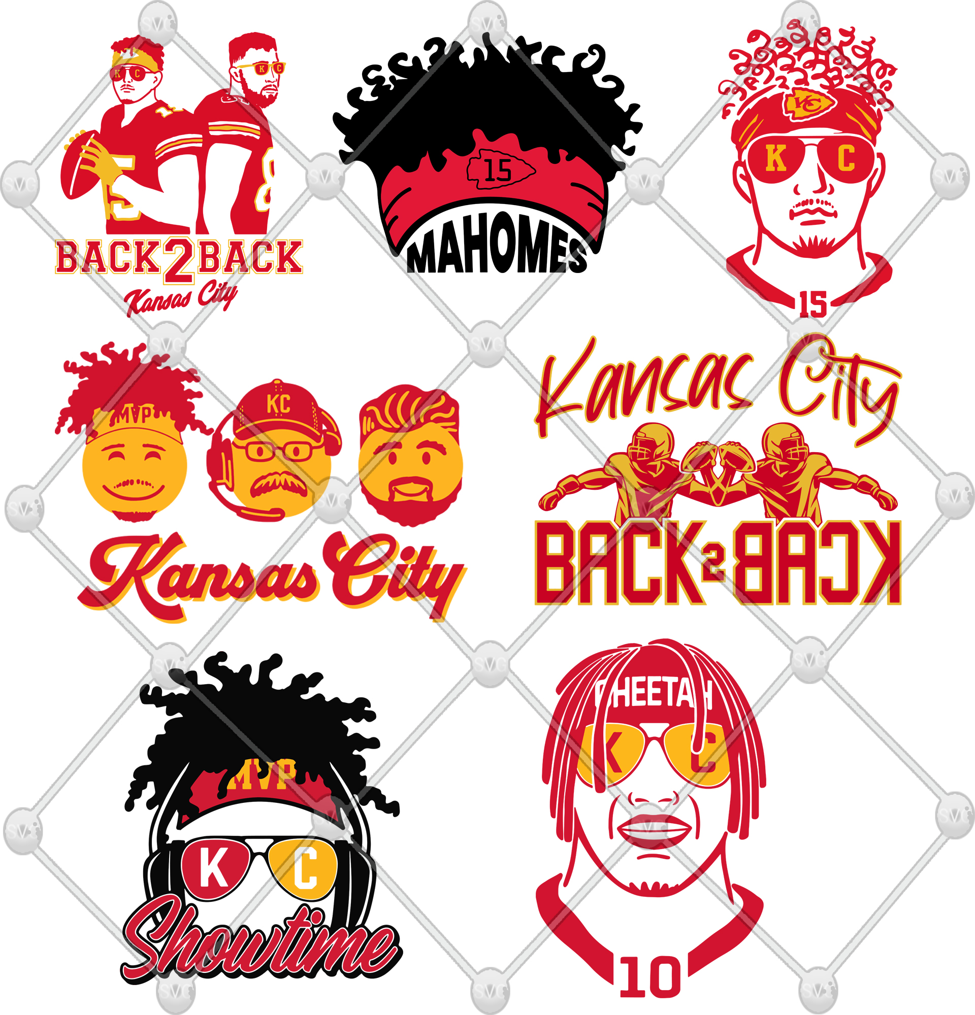 Mahomes Svg Bundle, Mahomes SVG, Mahomes Digital Download