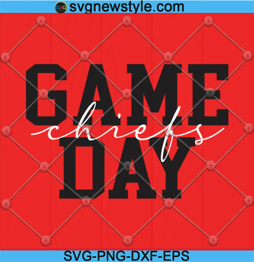 GAME DAY Chiefs Svg