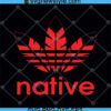 Native American Adidas Logo SVG