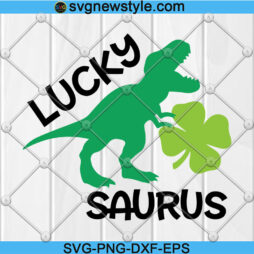 Lucky Saurus T-Rex Svg