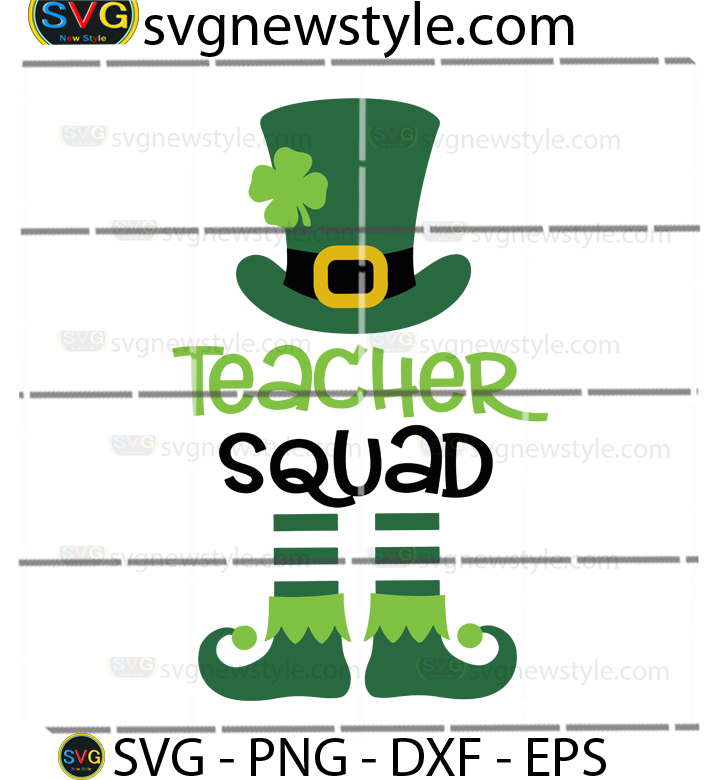 Download Teacher St Patrick S Day Svg Teacher Shirt Svg Leprechaun Svg Teacher Squad Funny St Patrick S Day Shirt Svg Files For Cricut Svg New Style
