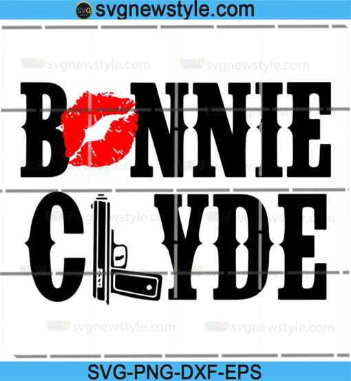 Bonnie and Clyde svg