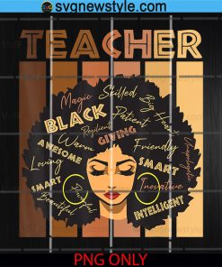 Black Smart Teacher Afro Love Melanin African American Women Png