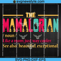 The Mamalorian SVG