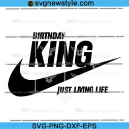 Nike Birthday King SVG