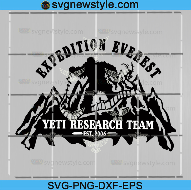 Expedition Everest Disney Ride Yeti Research Team Disney Svg Disney World Ride Png Animal Kingdom Svg Svg New Style