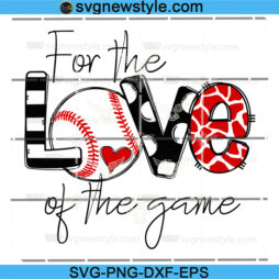 For the Love of the Game SVG