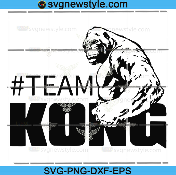 Download Godzilla Vs Kong Svg Team Kong Svg Png Dxf Eps Cricut File Silhouette Art Svg New Style